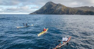 Kayakistas de Ushuaia alcanzaron el Cabo de Hornos en medio de un terremoto